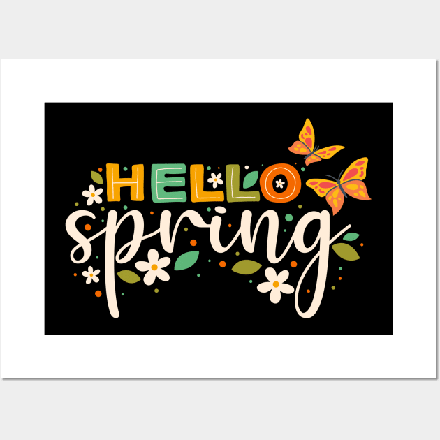hello spring Wall Art by HamriDesign